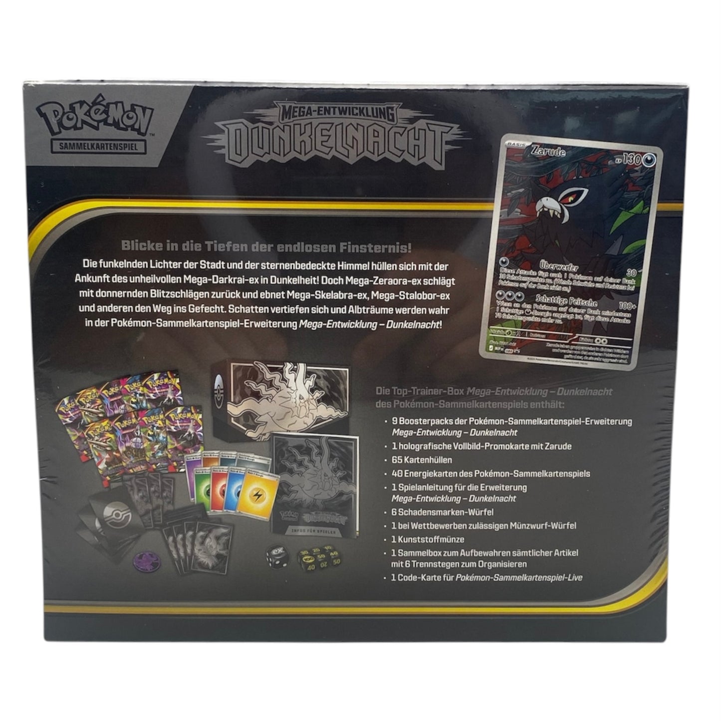 Pokemon Mega Entwicklung Dunkelnacht Top-Trainer-Box (deutsch)