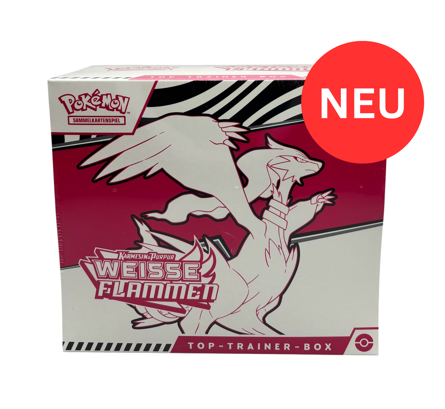 Pokemon Karmesin & Purpur Weisse Flammen Top-Trainer-Box (deutsch)