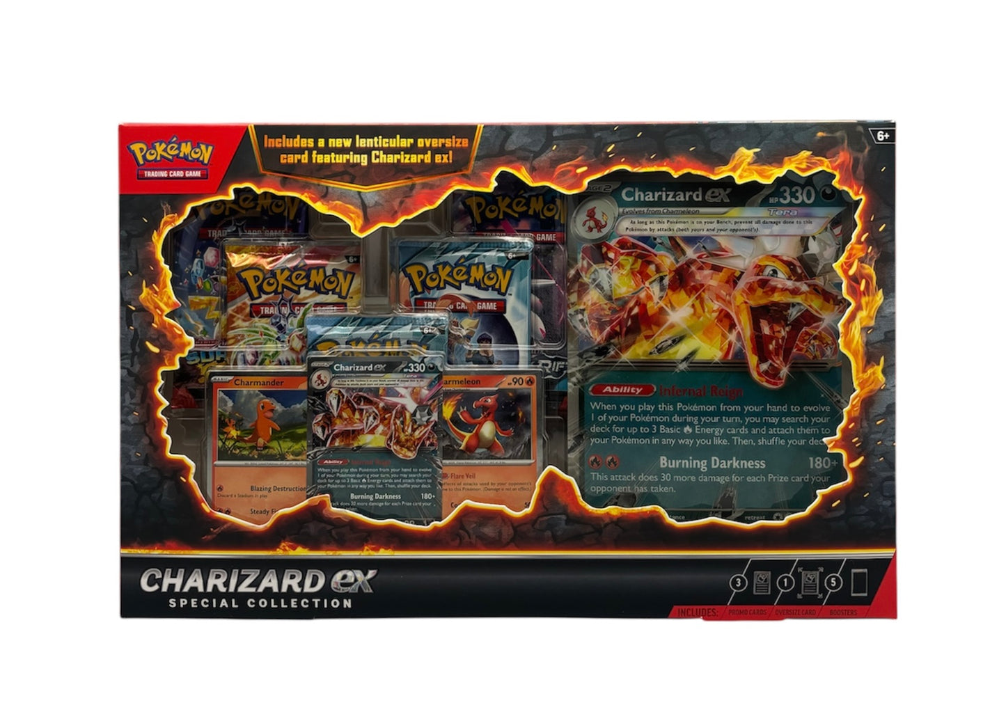 Pokemon Karmesin & Purpur Charizard EX Special Kollektion (englisch)