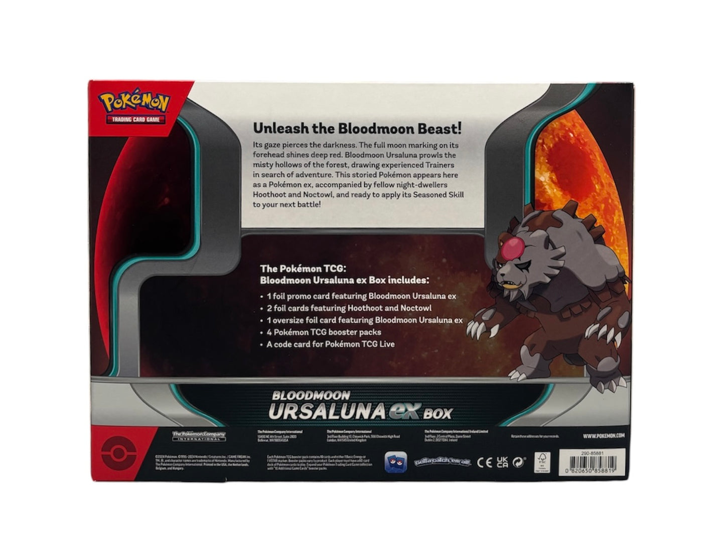 Pokemon Karmesin & Purpur Bloodmoon Ursaluna EX Kollektion (englisch)