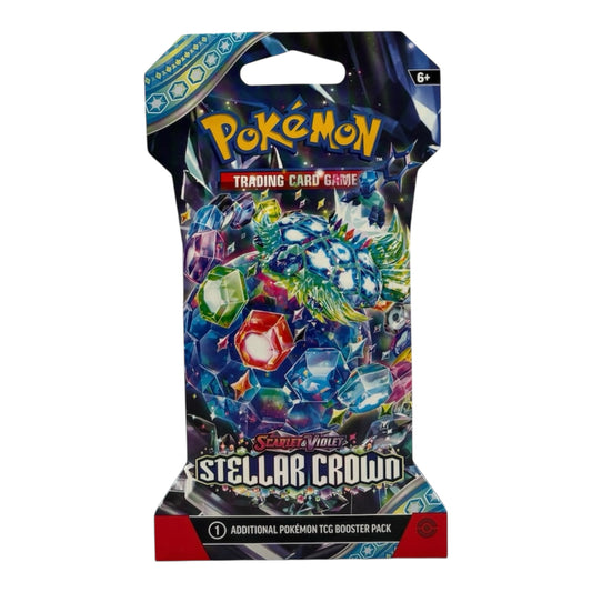 Pokemon Karmesin & Purpur Stellar Crown Sleeved Booster (englisch)