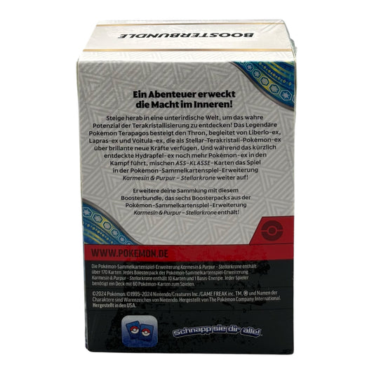 Pokemon Karmesin & Purpur Stellarkrone Boosterbundle (deutsch)