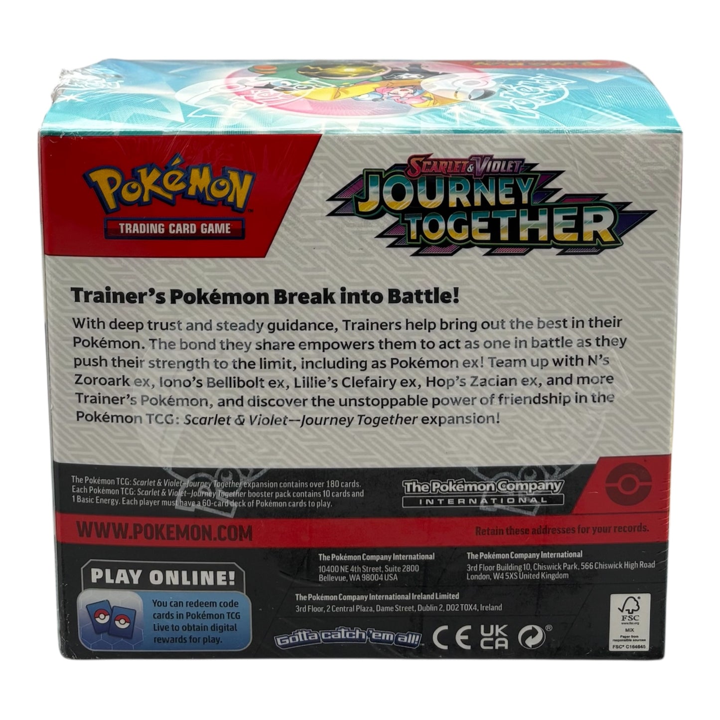 Pokemon Karmesin & Purpur Journey Together Display (englisch)