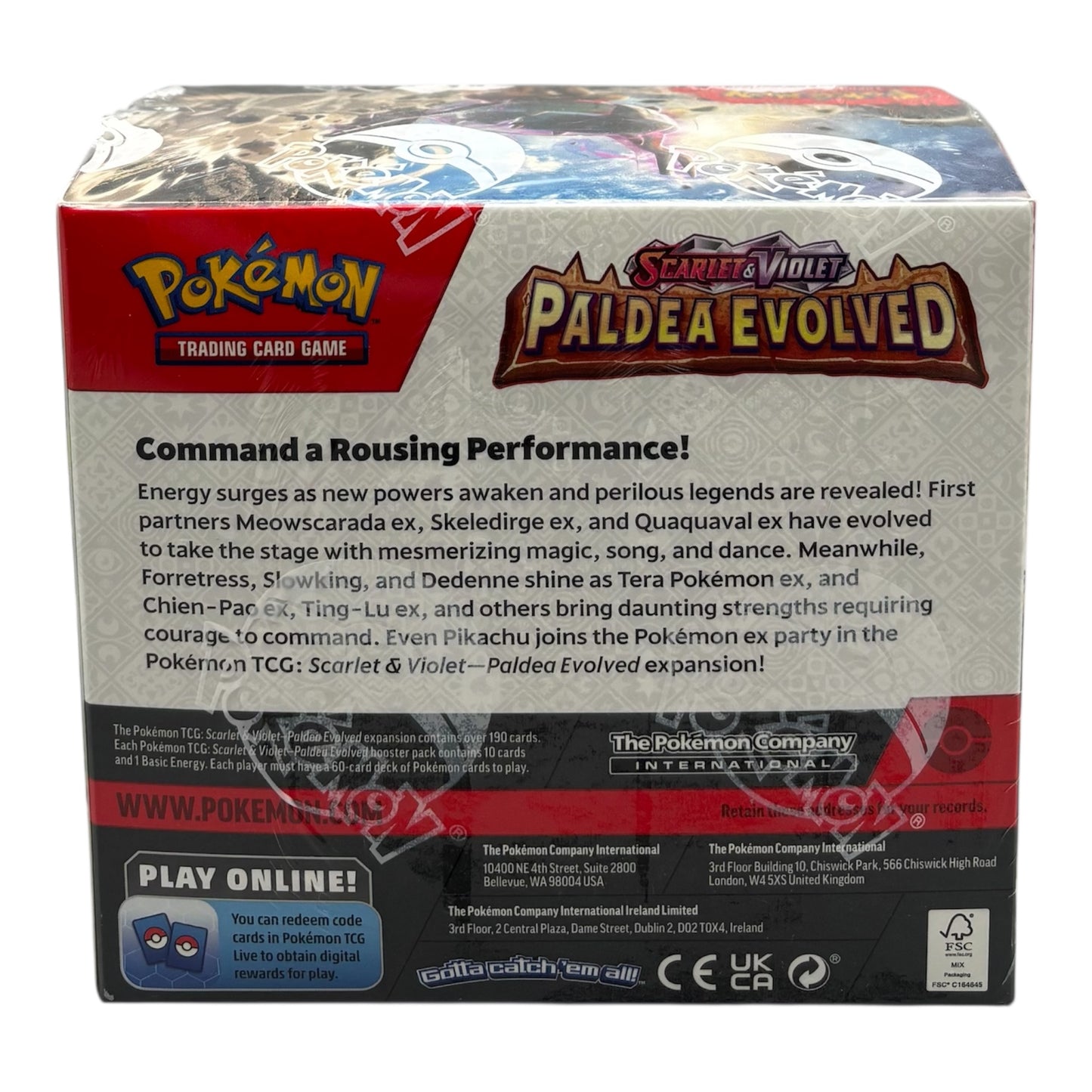 Pokemon Karmesin & Purpur Paldea Evolved Display (englisch)