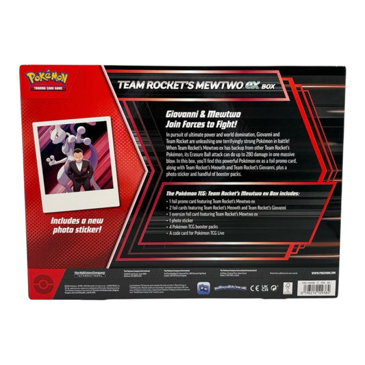 Pokemon Karmesin & Purpur Team Rocket´s Mewtwo EX Kollektion (englisch)