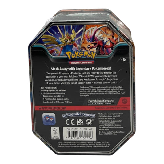 Pokemon Slashing Legends Tins Koraidon EX Tin-Box (englisch)