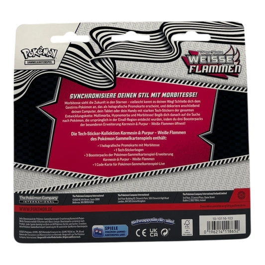 Pokemon Karmesin & Purpur Weisse Flammen Morbitesse 3-Pack Blister (deutsch)