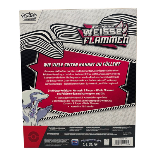 Pokemon Karmesin & Purpur Weisse Flammen Ordner Kollektion (deutsch)