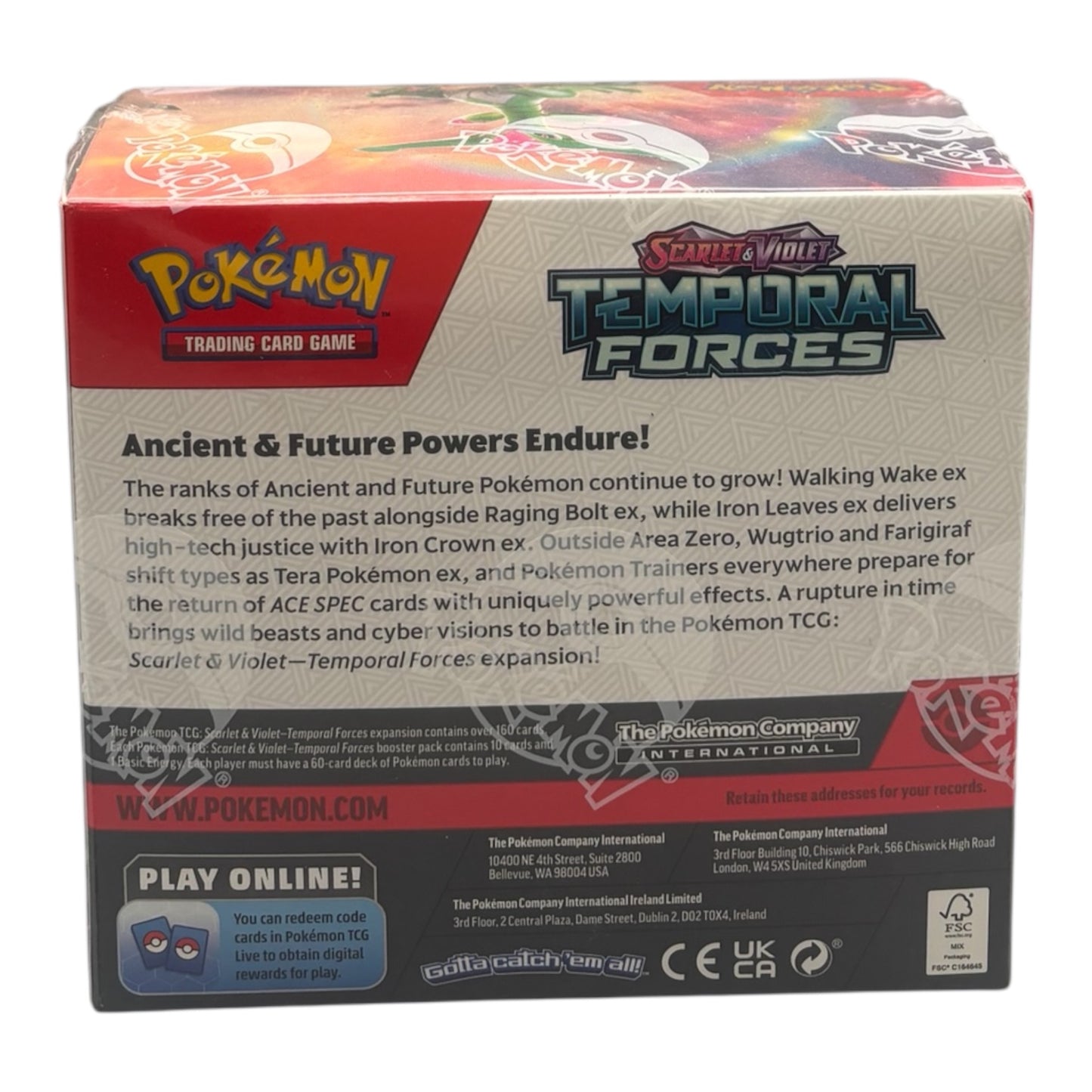 Pokemon Karmesin & Purpur Temporal Forces Display (englisch)