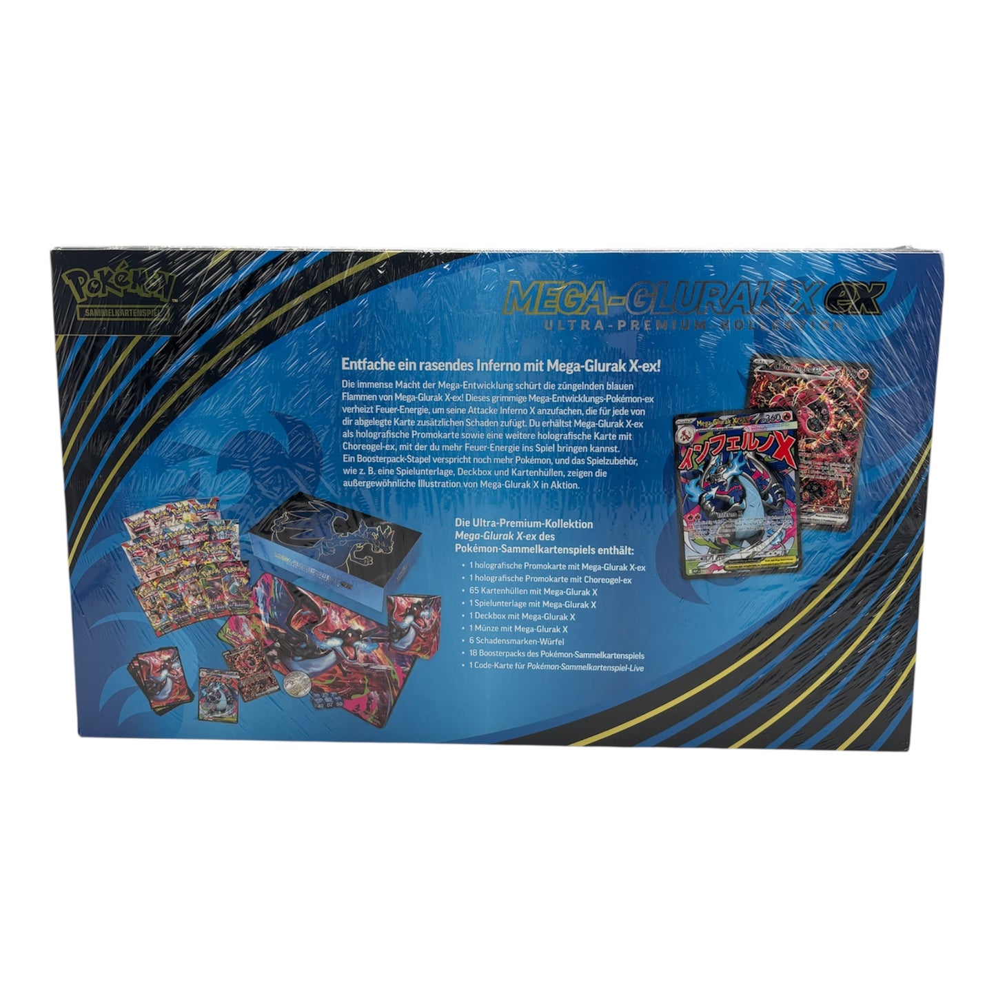 Pokemon Mega Entwicklung Mega Glurak ex Ultra Premium Kollektion (deutsch)