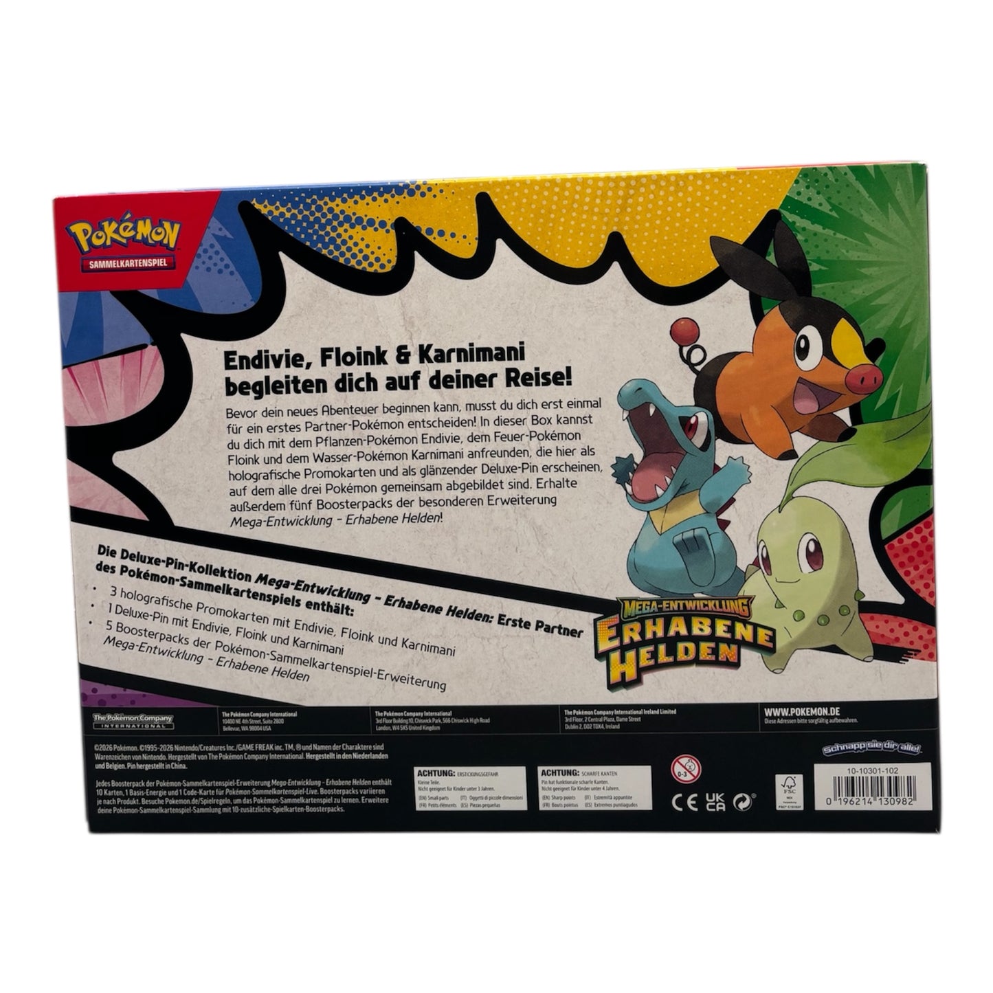 Pokemon Mega Entwicklung Erhabene Helden Pin-Kollektion (deutsch)