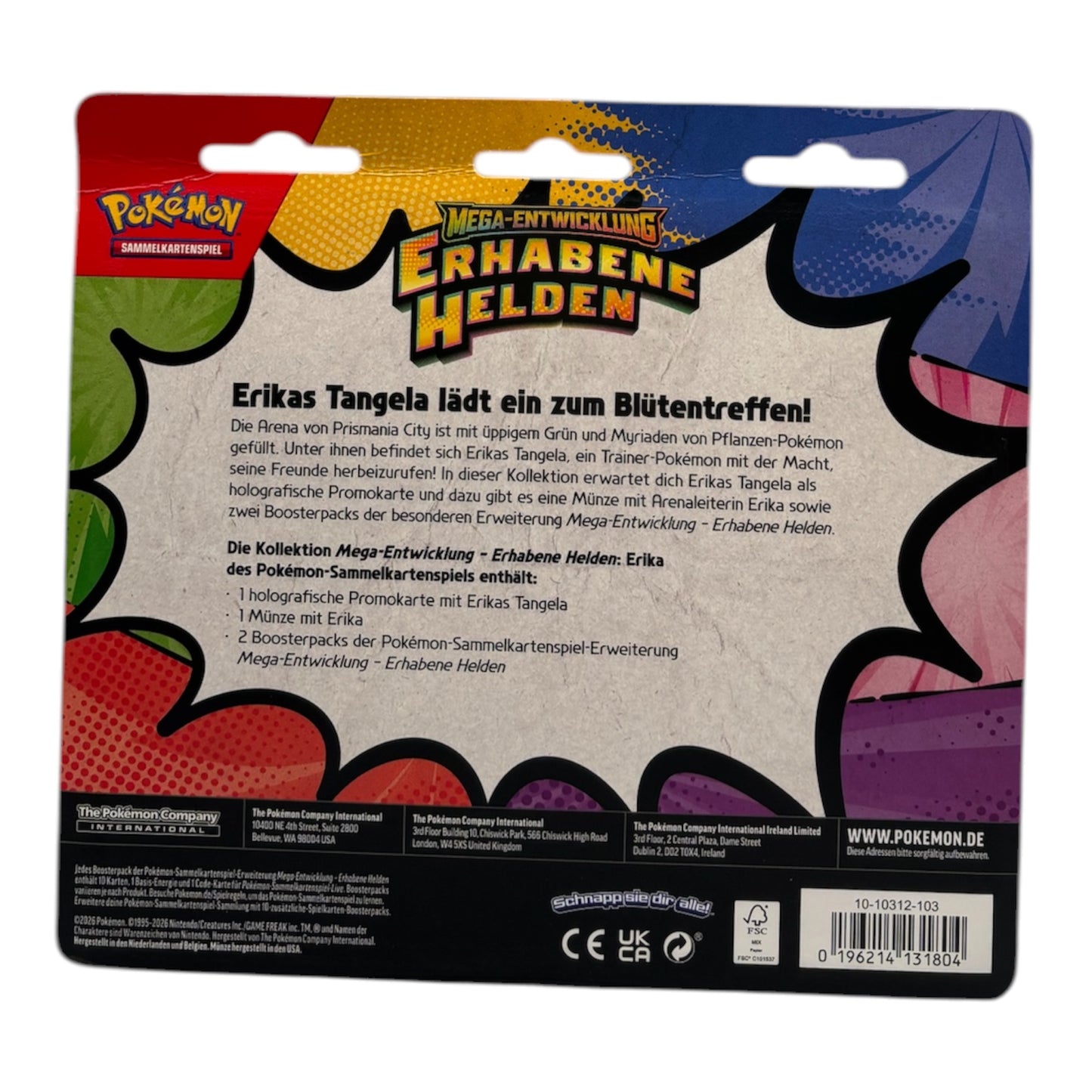 Pokemon Mega Entwicklung Erhabene Helden 2-Pack Blister Erikas Tangela