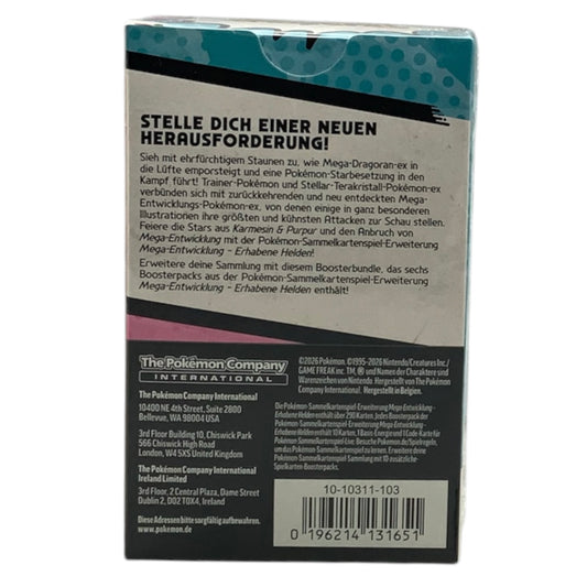 Pokemon Mega Entwicklung Erhabene Helden Boosterbundle (deutsch)