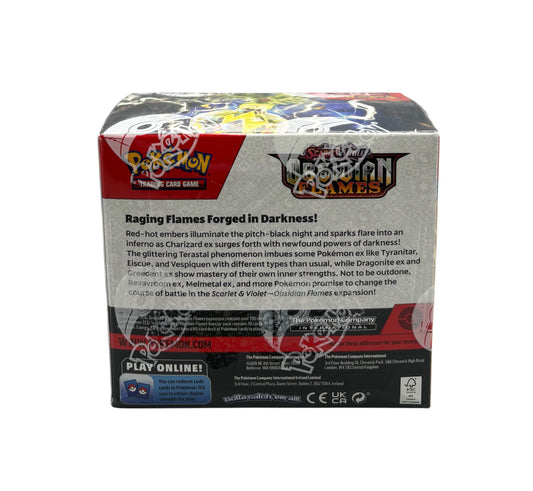 Pokemon Karmesin & Purpur Obsidian Flames Display (englisch)