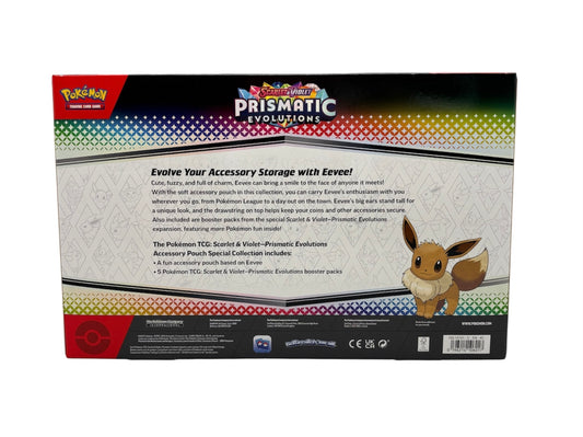 Pokemon Karmesin & Purpur Prismatic Evolution Zubehör Beutel Spezial Kollektion (englisch)