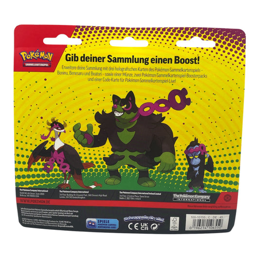 Pokemon Schwert & Schild/ Karmesin & Purpur Benesaru, Boninu & Beatori 2-Pack Blister (deutsch)