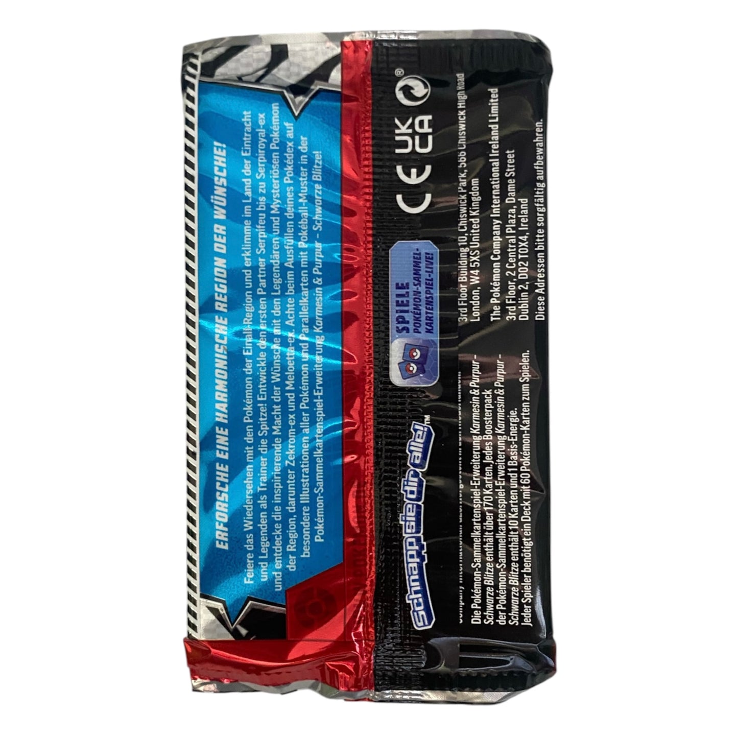 Pokemon Karmesin & Purpur Schwarze Blitze Booster (deutsch)