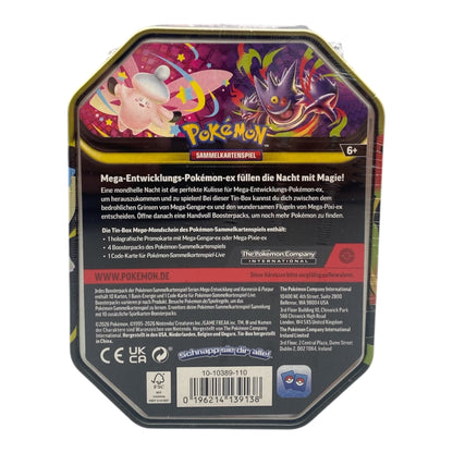 Pokémon Mega Entwicklung Mega Gengar EX Mega Moonlit Tin-Box (deutsch)