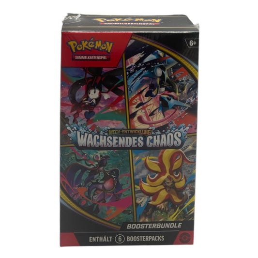 Pokemon Mega Entwicklung Wachsendes Chaos Boosterbundle (deutsch)