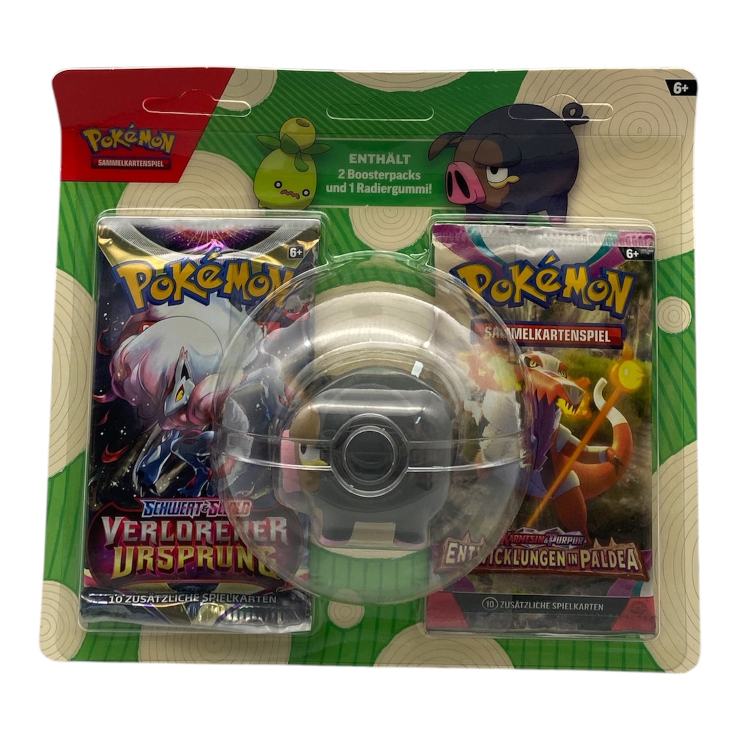 Pokemon Schwert & Schild / Karmesin & Purpur Back to School Ferkuli 2er Blister (deutsch)