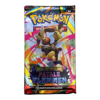 Pokemon Mega Entwicklung Fatale Flammen Booster (deutsch)