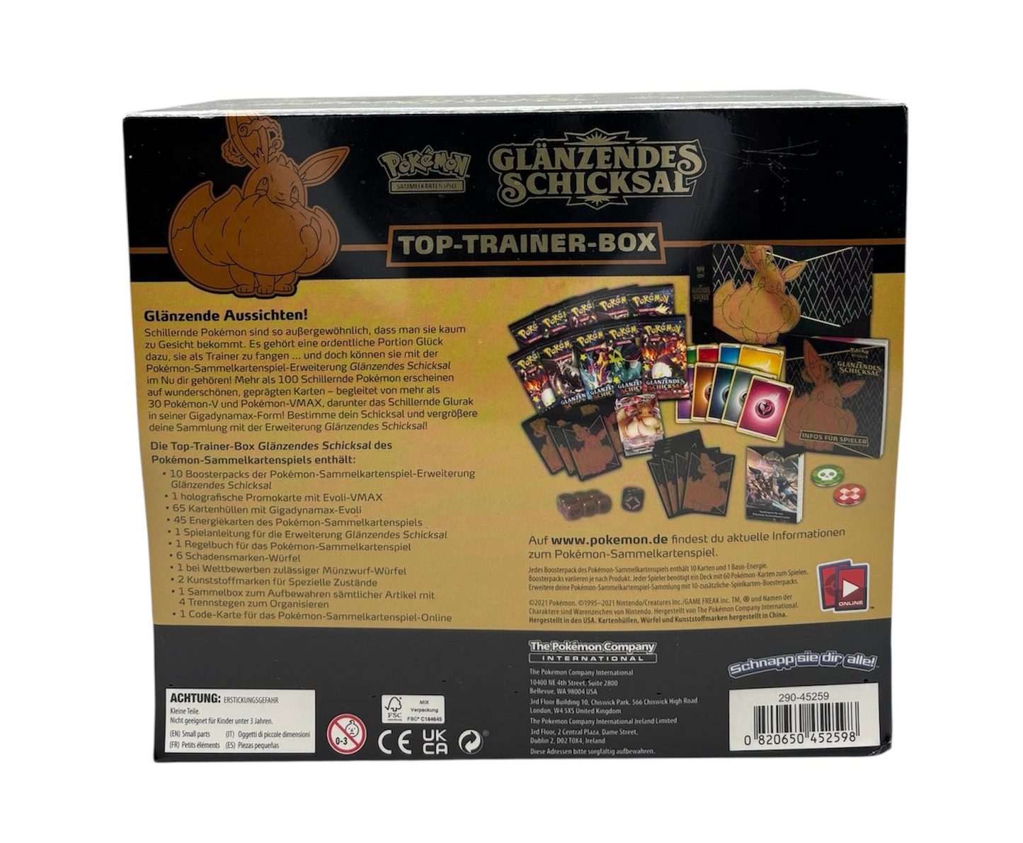 Pokemon Schwert & Schild Glänzendes Schicksal Top-Trainer-Box (deutsch)