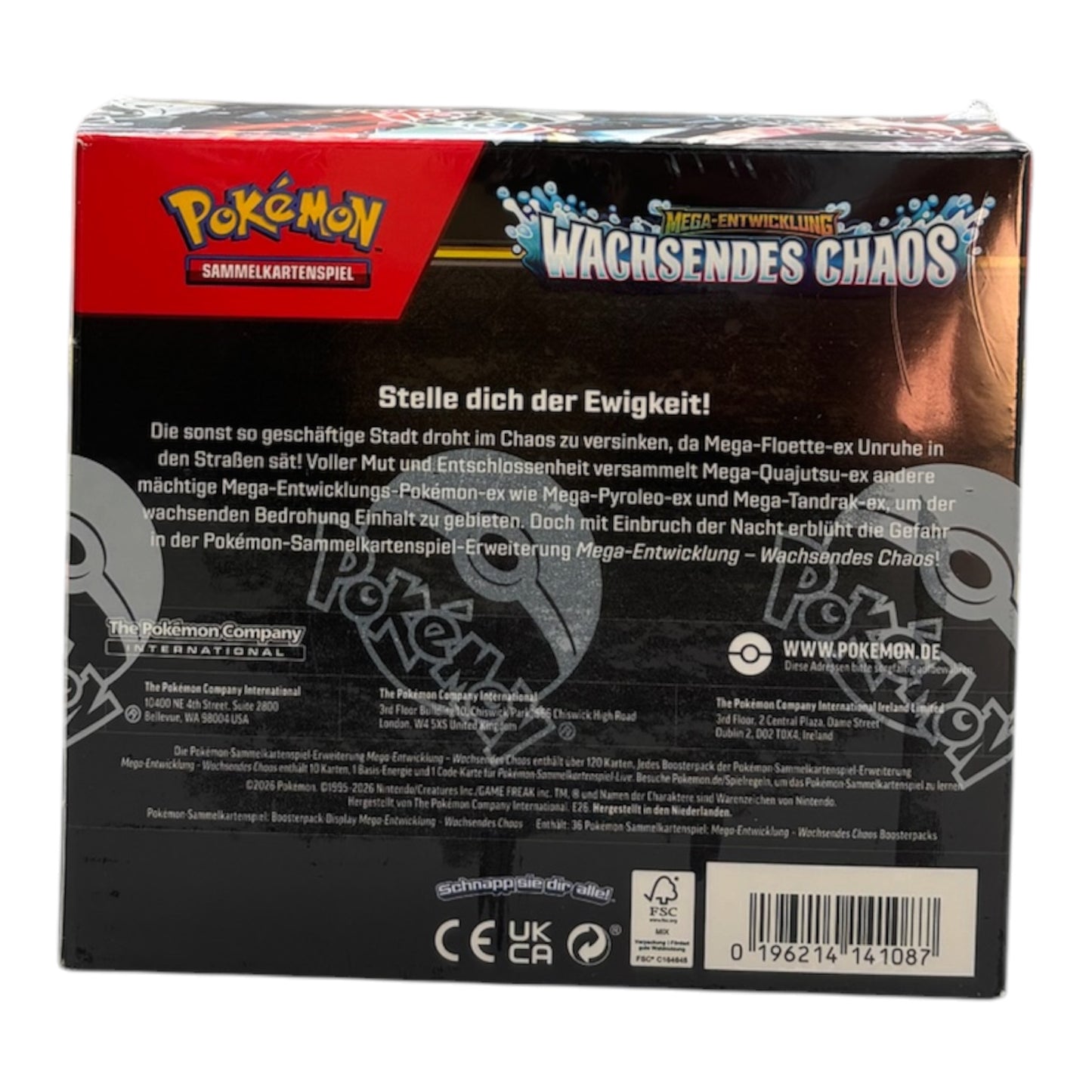 Pokemon Mega Entwicklung Wachsendes Chaos Display (deutsch)