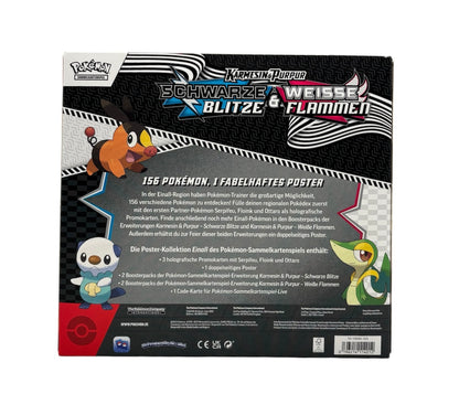 Pokemon Karmesin & Purpur Schwarze Blitze & Weiße Flammen Unova Poster Kollektion (deutsch)