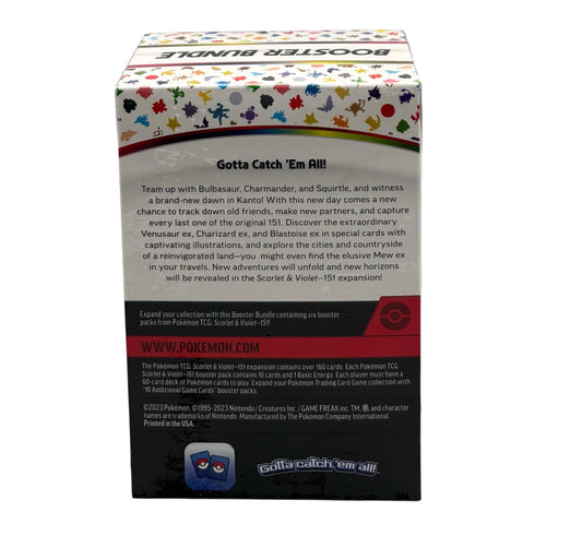 Pokemon Karmesin & Purpur 151 Booster Bundle (englisch)
