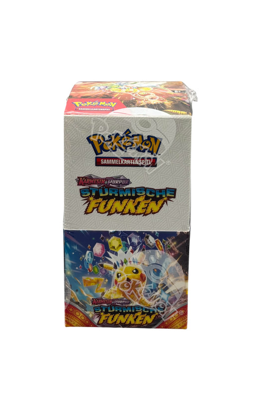Pokemon Karmesin & Purpur Stürmische Funken Display 18 Booster (deutsch)