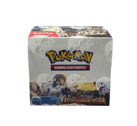 Pokemon Karmesin & Purpur Entwicklungen in Paldea Display (deutsch)
