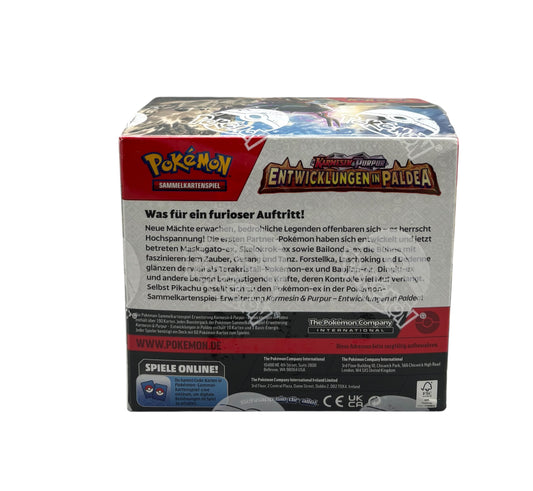 Pokemon Karmesin & Purpur Entwicklungen in Paldea Display (deutsch)