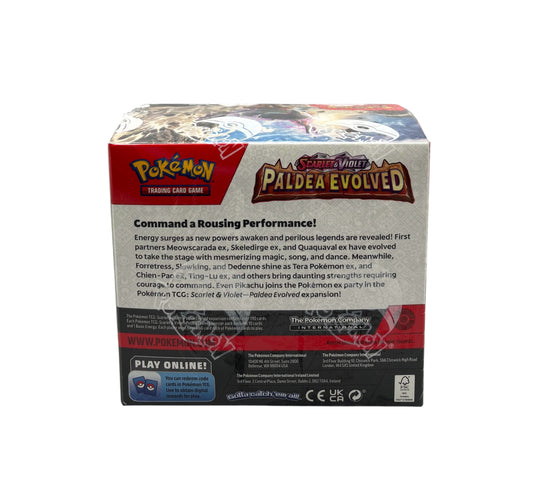 Pokemon Karmesin & Purpur Paldea Evolved Display (englisch)