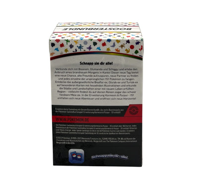 Pokemon Karmesin & Purpur 151 Boosterbundle (deutsch)