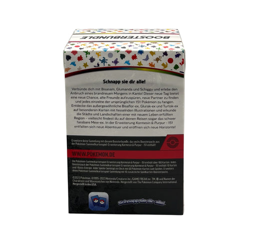 Pokemon Karmesin & Purpur 151 Boosterbundle (deutsch)
