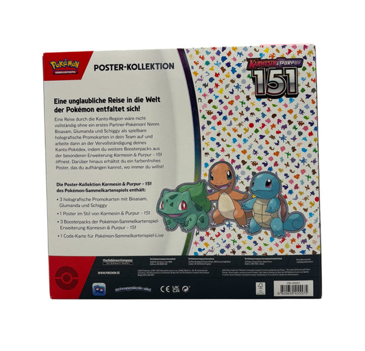 Pokemon Karmesin & Purpur 151 Poster-Kollektion (deutsch)
