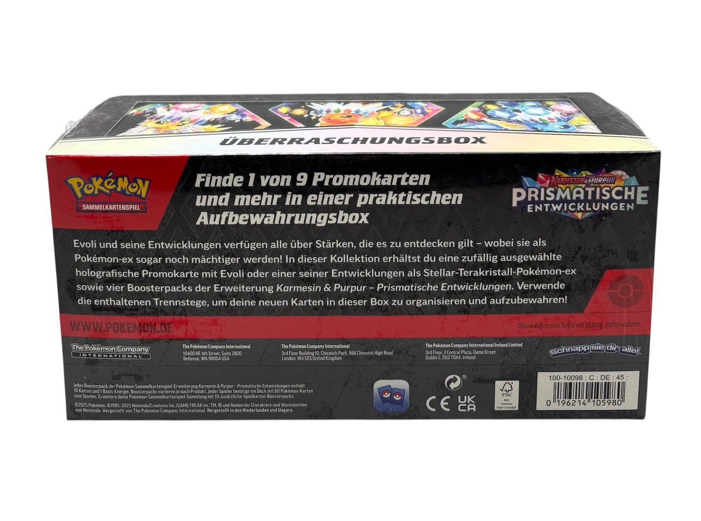 Pokemon Karmesin & Purpur Prismatische Entwicklungen Überraschungsbox (deutsch)