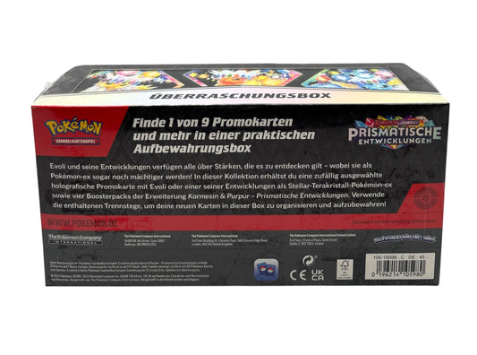 Pokemon Karmesin & Purpur Prismatische Entwicklungen Überraschungsbox (deutsch)