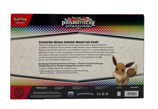 Pokemon Karmesin & Purpur Prismatische Entwicklungen Zubehör Beutel Spezial Kollektion (deutsch)