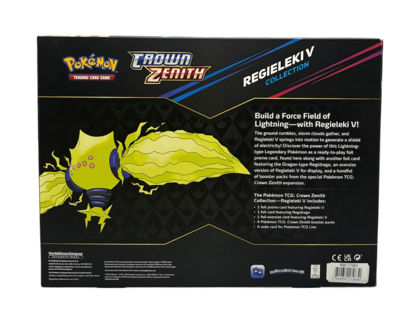 Pokemon Schwert & Schild Crown Zenith Regieleki V Kollektion (englisch)
