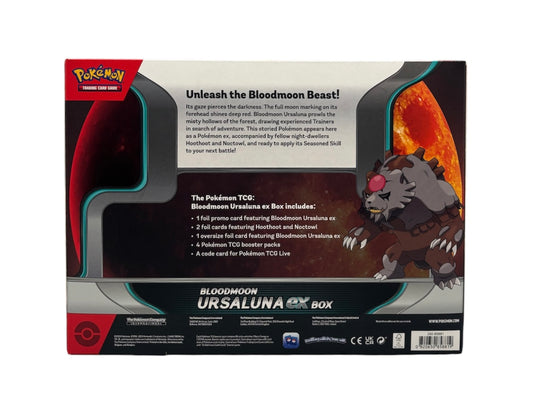 Pokemon Karmesin & Purpur Bloodmoon Ursaluna EX Kollektion (englisch)