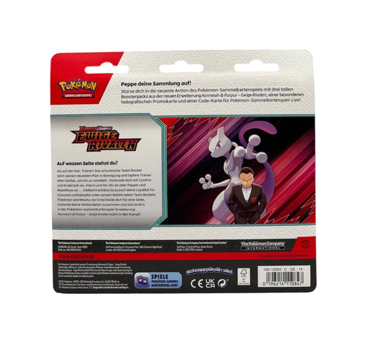 Pokemon Karmesin & Purpur Ewige Rivalen Kangama 3-Pack Blister (deutsch)