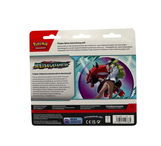 Pokemon Karmesin & Purpur Reisegefährten Yanmega 3-Pack Blister (deutsch)