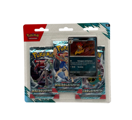 Pokemon Karmesin & Purpur Reisegefährten Irokex 3-Pack Blister (deutsch)
