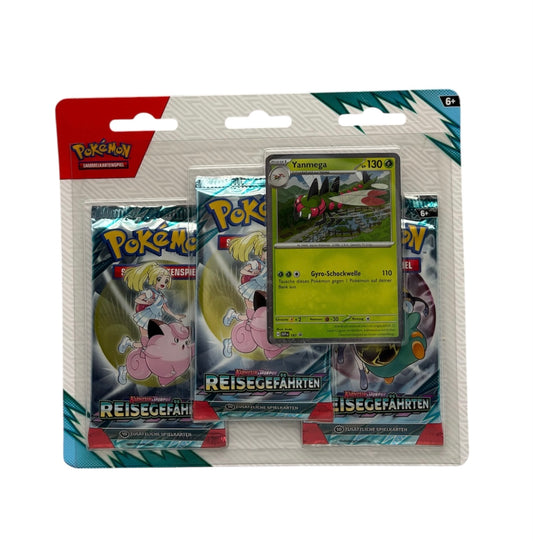 Pokemon Karmesin & Purpur Reisegefährten Yanmega 3-Pack Blister (deutsch)