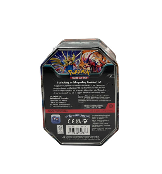 Pokemon Slashing Legends Tins Koraidon EX Tin-Box (englisch)