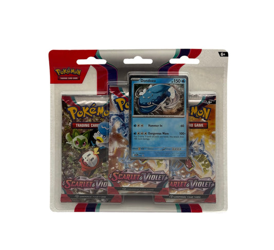 Pokemon Karmesin & Purpur S&V Base Dondozo 3-Pack Blister (englisch)