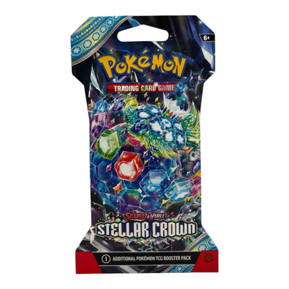 Pokemon Karmesin & Purpur Stellar Crown Sleeved Booster (englisch)