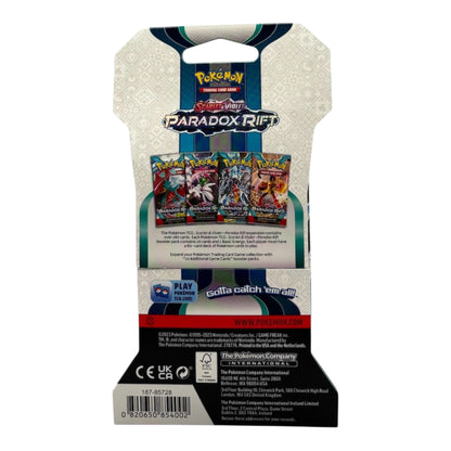 Pokemon Karmesin & Purpur Paradoxrift Sleeved Booster (englisch)