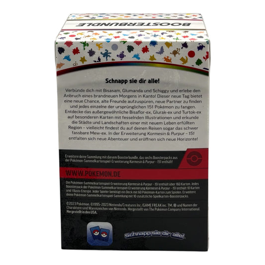 Pokemon Karmesin & Purpur 151 Boosterbundle (deutsch)